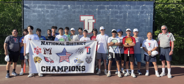 Jefferson wins the Team Districts Title. One of the players, freshman Arnav Talreja, played #1 singles during Team Districts and eventually went on to win the title with Jefferson's team. “It really shows that when we win something, the whole team wins, not just one of us,” Talreja said.